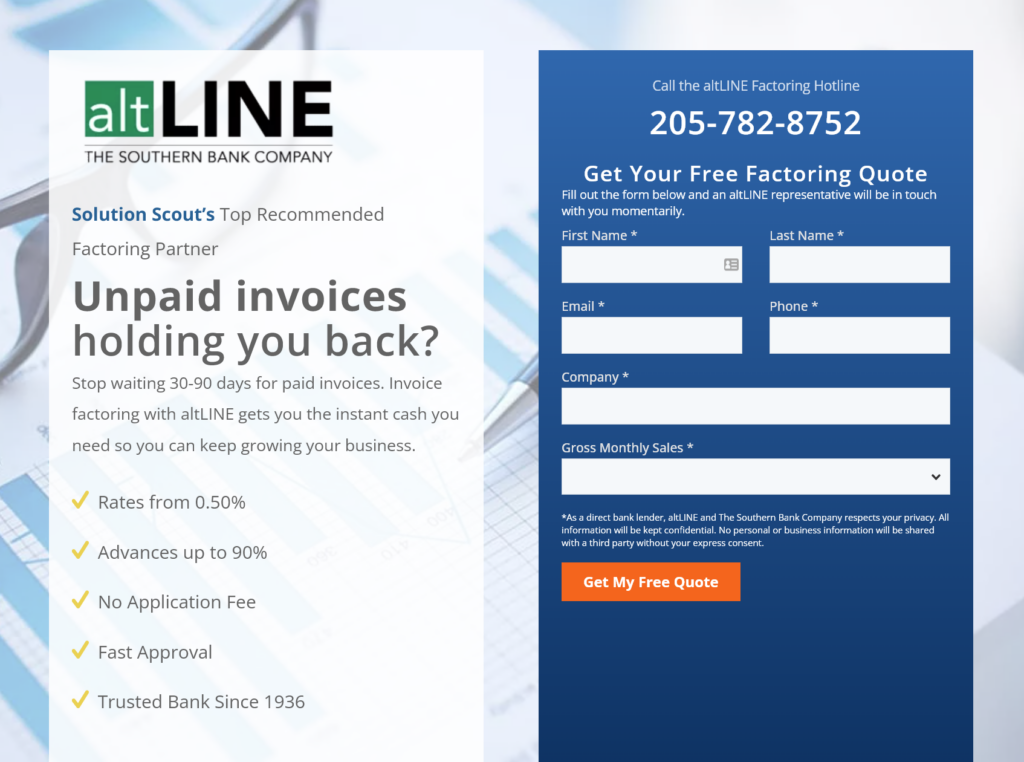 AltLine Invoice factoring software