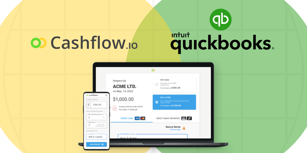 Sync Cashflow.io payment transactions with Quickbooks
